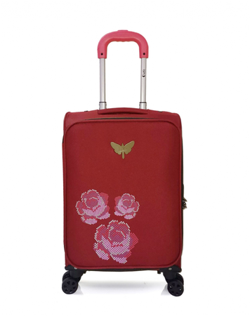 LPB - Valise Cabine POLYESTER JOANNA-E 4 Roues 50 cm