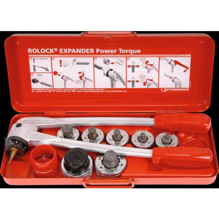 Pince à emboiture Power Torque ROLOCK EXPANDER set 12-14-16-18-22mm + coffret - ROTHENBERGER - 12509