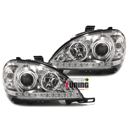 DEVIL EYES TUNING CHROM POUR MERCEDES ML W163 98-01 (00478)