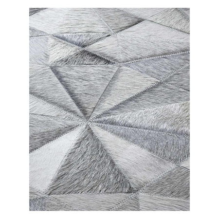 Tapis salon fait main en cuir GRAPHIC Care&Fair