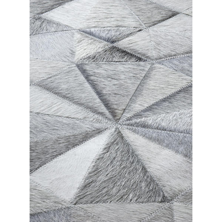 Tapis salon fait main en cuir GRAPHIC Care&Fair