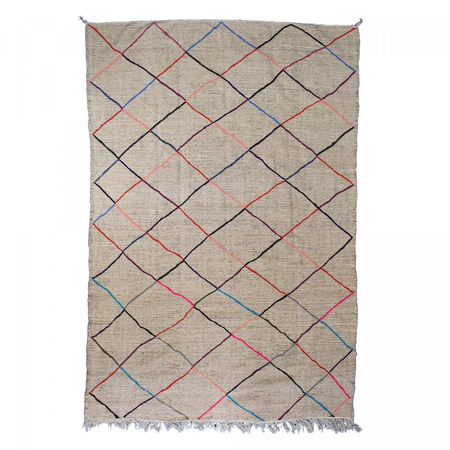 Tapis berbère tissé main en tissu recyclé ERFOUD 2