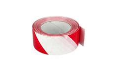 Ruban adhésif rouge et blanc PVC 350 50 mm x 66 m - EUROCELL - PE07PA0034