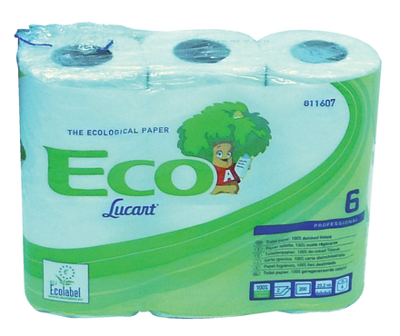 Rouleaux de papier toilettes ECO blanc 2 plis - 9132832