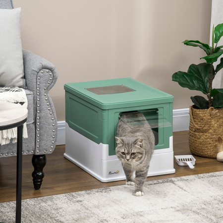 Maison de toilette pliable portable pour chat