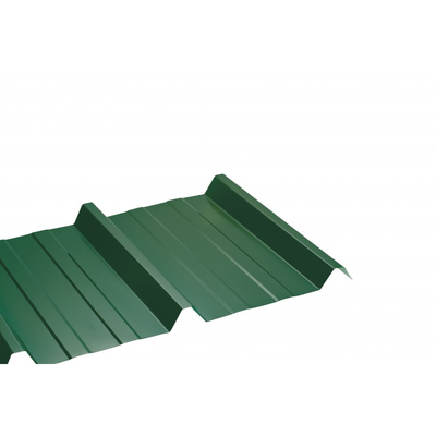 Bac acier laquée 1045 63/100 - Coloris - Vert 6009, Largeur - 105 cm, Longueur - 200 cm