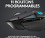 Logitech G502 LIGHTSPEED Souris sans Fil, Capteur Gaming HERO 25K, 25 600 PPP, RGB, Ultra-Léger, 11 Boutons Programmables, Batterie Longue Durée, POWERPLAY-compatible, PC, EU Packaging - Noire