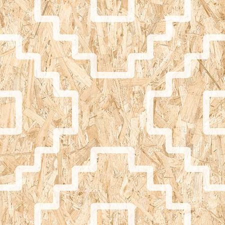 SERIAKI STRAND BLANCO Carrelage aspect bois OSB