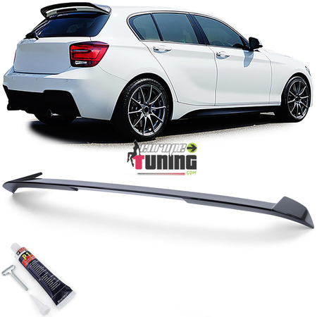 BECQUET SPOILER DE TOIT SPORT NOIR BRILLANT BMW SERIE 1 F20 F21 PH1 2011-2015 (05571)