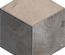 TERRA ROMBO HEXAGONAL - 25x21,6 cm - GRIS - Carrelage hexagonal motif cube