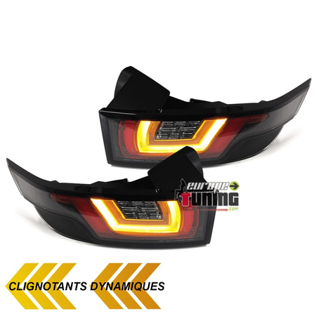 2 FEUX LED CELIS LOOK PHASE 2 & CLIGNOTANTS DYNAMIQUES LAND RANGE ROVER EVOQUE (04656)