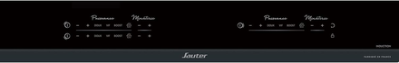 Sauter - SPI9544B - Plaque Induction - Table de Cuisson Encastrable - Noir - 3 Foyers - 7400W - Dimensions Encastrement : 56x49cm - Grand Foyer 28 cm - Fabriqué en France