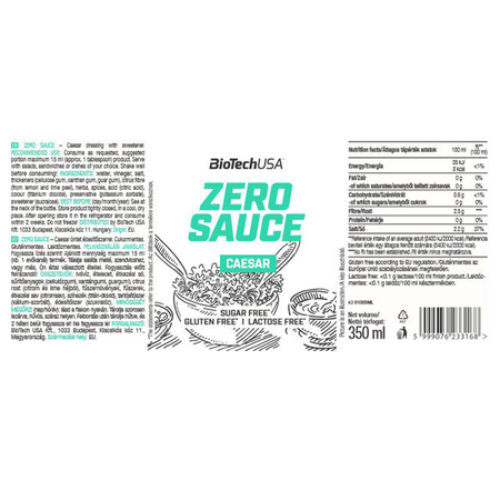 Zero sauce (350ml)