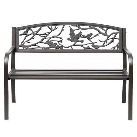 Banc 3 places de jardin style rural chic