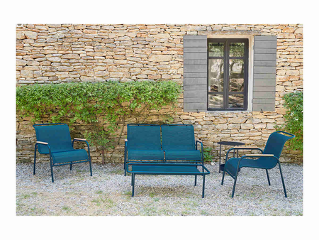 Banquette de jardin Coolside Bleu Acapulco - Fermob