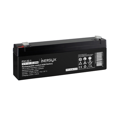 Batteries rechargeables 12VDC 2,1AH flamme retardante - IZYX - FX122.1
