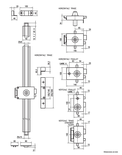 Mécanisme multipoints VAKMOBIL® Kléops®  A2P* horizontale tirage droite blanc - HERACLES - VK0311H0014