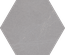 SEINE HEXAGONO GRIS - Carrelage hexagonal grand format aspect pierre