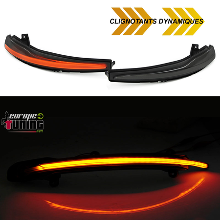 CLIGNOTANTS RETROVISEURS SEQUENTIELS LEDS DYNAMIQUES MERCEDES CLASSE C W205 S205 (04879)