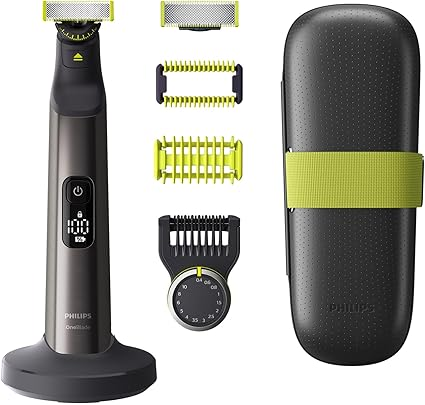 Tondeuse Philips OneBlade Pro - Tondeuse Visage et Corps Rechargeable avec Sabot Ajustable