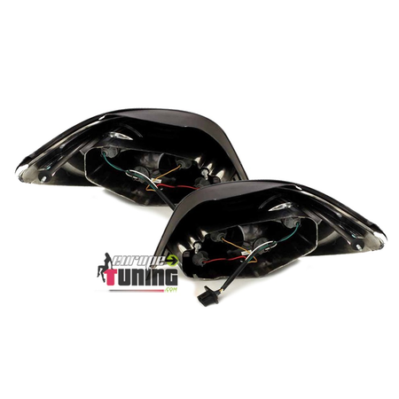 2 FEUX TUNING LEXUS NOIRS PEUGEOT 307 BERLINE PHASE 1 2001-2005 (03390)