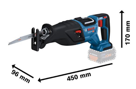 Scie sabre 18V Biturbo GSA 18V-28 (sans batterie ni chargeur) - BOSCH - 06016C0000