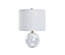 Lampe de bureau DKD Home Decor Doré Blanc 220 V 50 W Moderne (36 x 36 x 52 cm)
