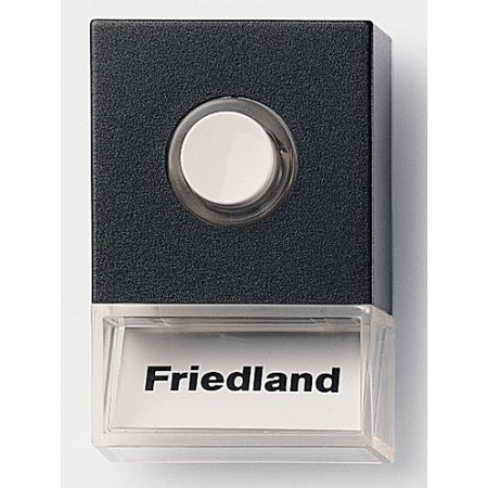 Bouton poussoir Pushlite FRIEDLAND lumineux noir - HONEYWELL - D723