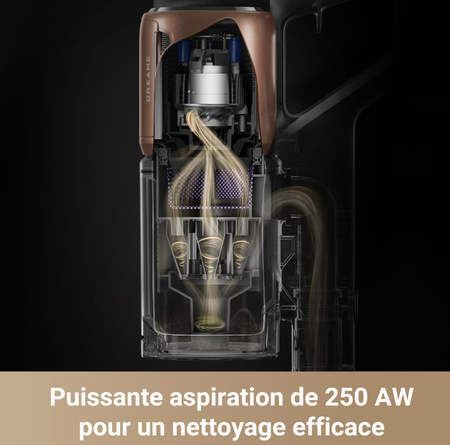 Dreame Z20 Aspirateur Balai sans Fil, Puissance de 250 AW