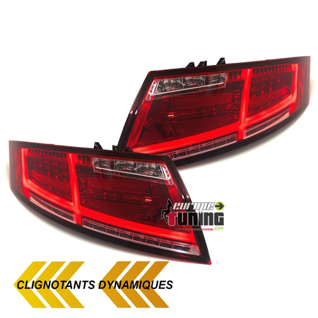 FEUX ROUGES CELIS CLIGNOTANTS LEDS DYNAMIQUES AUDI TT 8J 2006-2014 (04847)