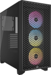 Boitier Moyen Tour ATX Corsair 3000D Airflow RGB avec panneaux vitrés (Noir)