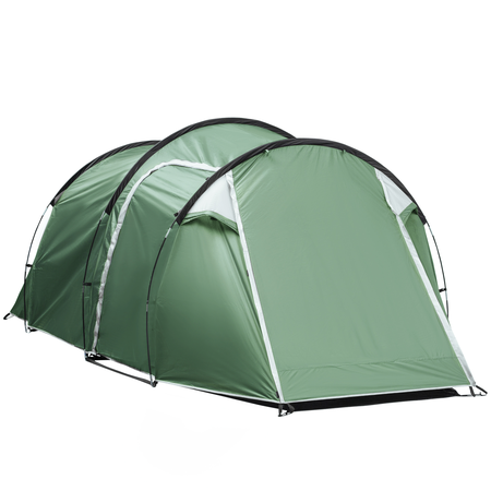 Tente de camping 2-3 pers. fibre verre polyester PE