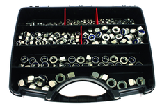 Coffret de 575 écrous hexagonaux indésserrables avec bague nylon inox A2 COF908 - ULTIMA - AFBPACK31