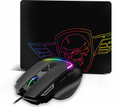 Souris filaire Gamer Spirit of Gamer Pro-M3 RGB (Noir) avec tapis