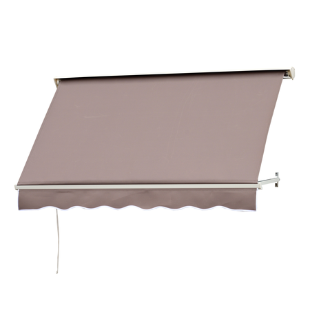 Store banne manuel 180L x 132l cm taupe clair