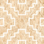 SERIAKI STRAND BLANCO Carrelage aspect bois OSB Taille 60 x 60 cm