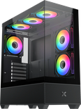 Boitier Moyen Tour ATX Xigmatek Alphard RGB avec panneau vitré (Noir)