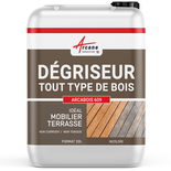 Dégriseur bois - Dégrisant pour terrasse et bois extérieur - ARCABOIS 609-20 L -ARCANE INDUSTRIES