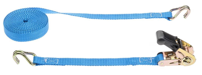 Sangle d'arrimage à crochets rapprochés 5m / 1T bleu - MURTRA - BRICO 1000/55-5BL