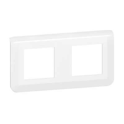 Plaque de finition Blanc MOSAIC 2x2 modules horizontale - LEGRAND - 078804L