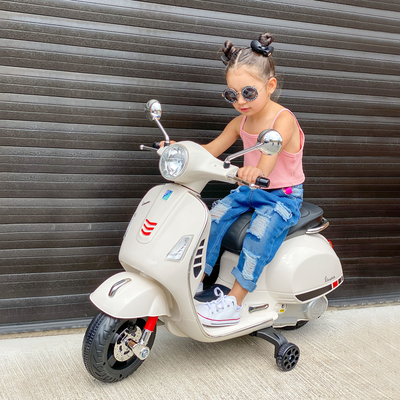 Moto scooter électrique Vespa pour enfants