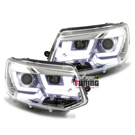 PHARES FEUX AVANTS DE JOUR DIURNES DRL VOLKSWAGEN VW BUS T5 2009-2015 (04469)