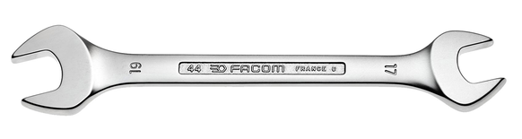 Clé à fourche métrique 6x7mm longueur 120mm - FACOM - 44.6X7
