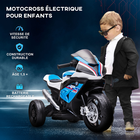 Moto électrique pour enfant BMW HP4 race 3 roues