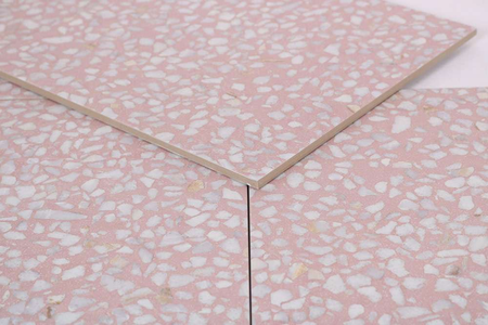 FARNESE AMALFI ROSE 30 x 30 cm - Carrelage aspect terrazzo rose