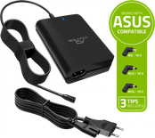 Chargeur universel Advance PowerUp compatible Asus 90W - 3 embouts