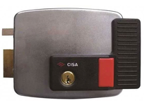 Electro serrure à bouton gauche poussant 45-50mm - CISA - 11630 60 4