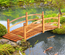 Pont de jardin passerelle bois de sapin pré-huilé