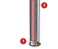 Chauffe-eau électrique stéatite 250L HPC+ vertical stable monophasé/triphasé D.570 - ARISTON - 3000683