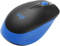 Souris sans fil Logitech M190 (Noir/Bleu)